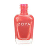 Zoya Annie – oranje nagellak met warme metallic finish in flesje