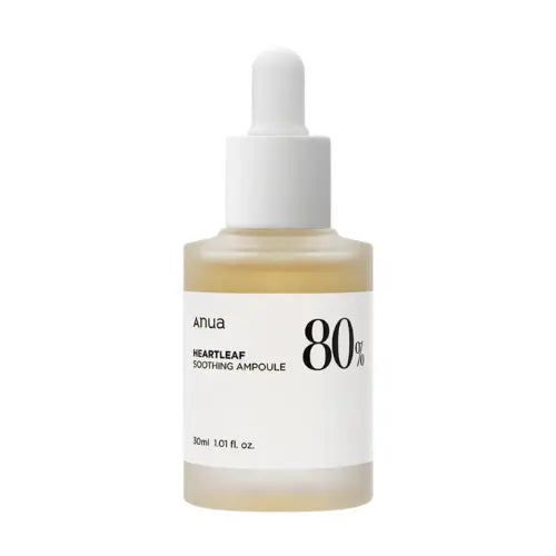 Anua - Heartleaf 80% Soothing Ampoule – Kalmerend & Hydraterend Serum (30 ml)