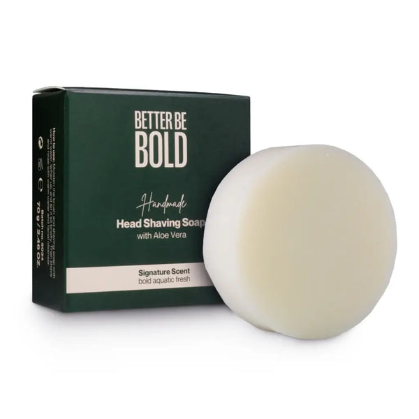 Better Be Bold Aloe Vera Head Shaving Soap – Scheerzeep voor Kale Hoofden 70 g