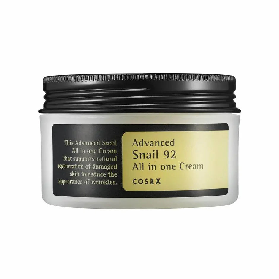COSRX -  Advanced Snail 92 All-in One Cream – Hydraterende Gezichtscrème met 92% Slakkenslijm