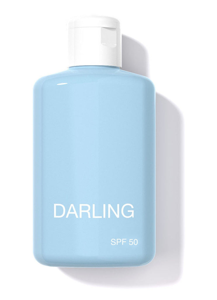 Darling Protect-Me SPF 50 zonnebrandcrème in elegante blauwe verpakking