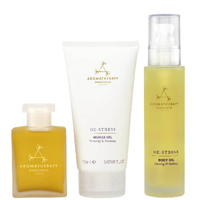 Close-up van de drie verwenproducten in de set