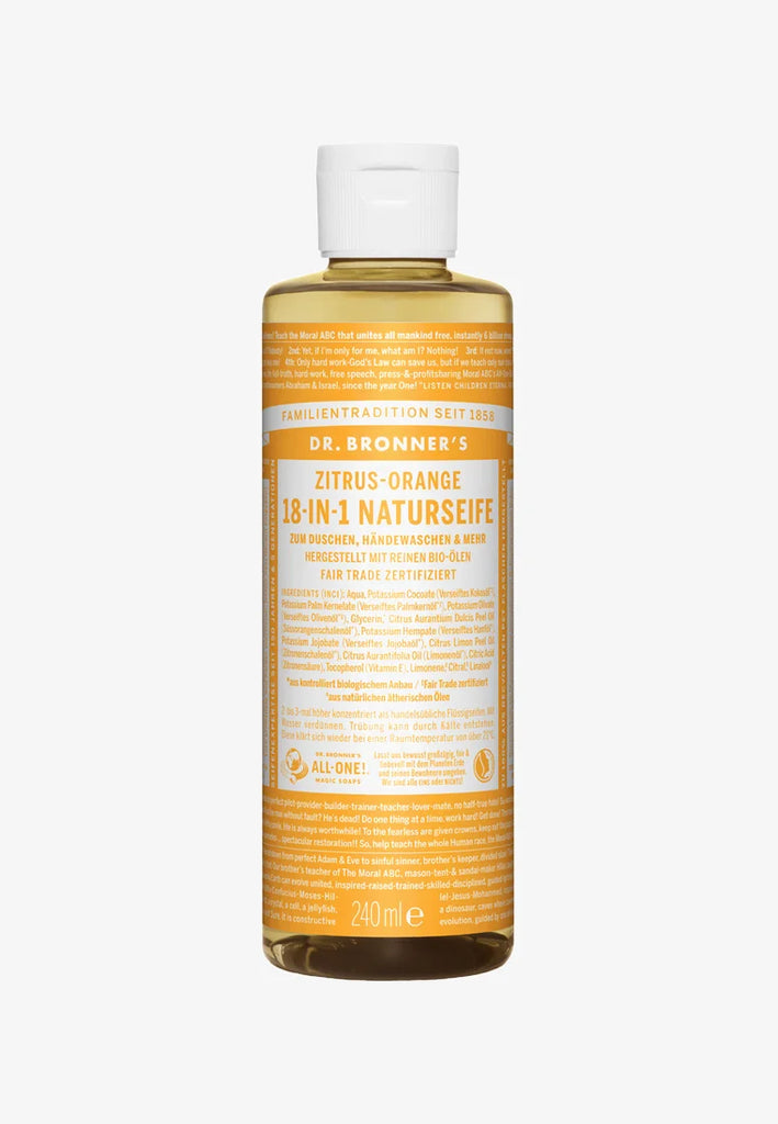 Dr. Bronner's - Vloeibare Zeep Citrus Orange - Beauty Junkies