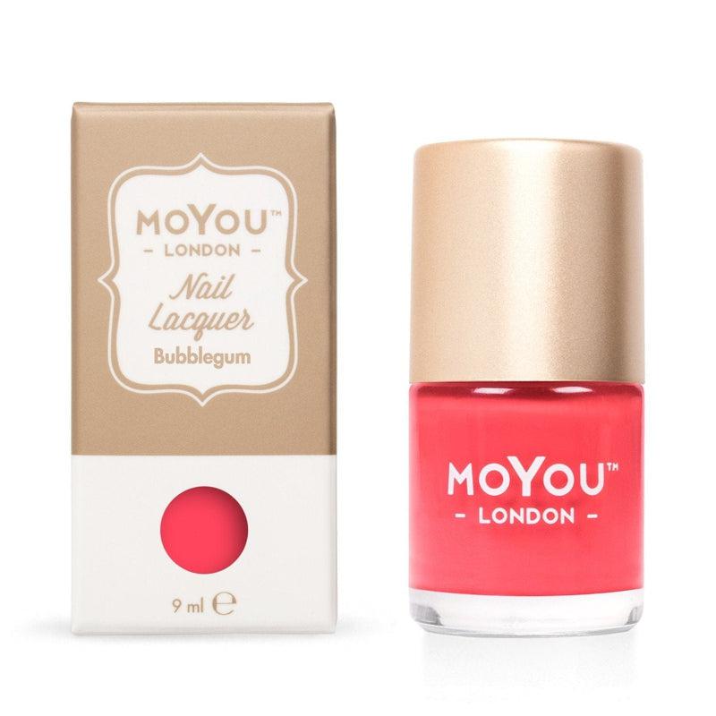 MoYou London - Nagellak om te Stempelen en Basis Lak Bubblegum 9ml - Beauty Junkies
