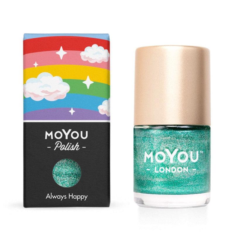 MoYou London - Nagellak om te Stempelen op basis lak Nailart - Always Happy 9ml - Beauty Junkies