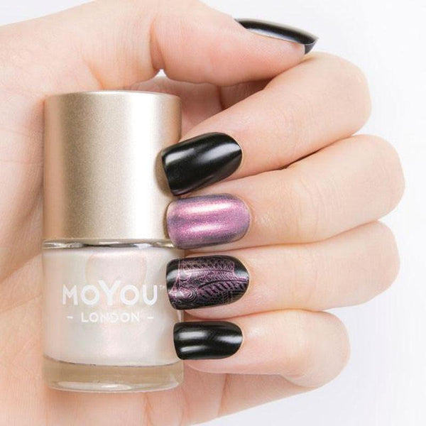 MoYou London - Nagellak voor Stempelen en Basis Kleur - Milano Pearl 9ml - Beauty Junkies