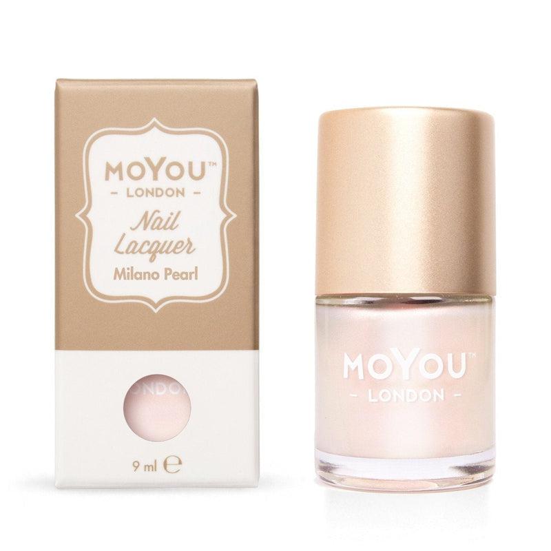 MoYou London - Nagellak voor Stempelen en Basis Kleur - Milano Pearl 9ml - Beauty Junkies