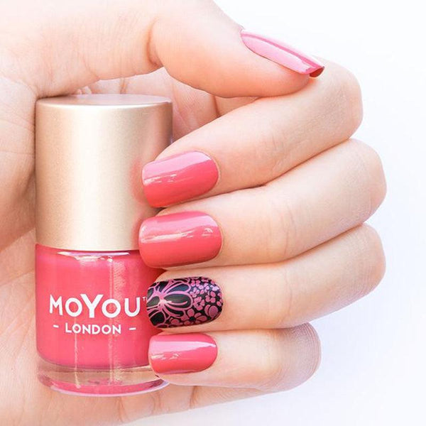 MoYou London - Nagellak om te Stempelen en Basis Lak Bubblegum 9ml - Beauty Junkies
