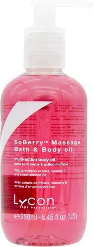 Lycon - So Berry Massage & Bady oil 250ml - Beauty Junkies