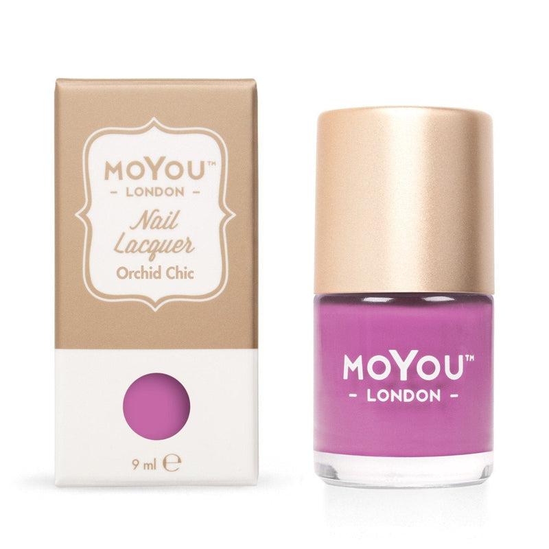 MoYou London - Nagellak om te Stempelen en Basis Lak Orchid Chich 9ml - Beauty Junkies