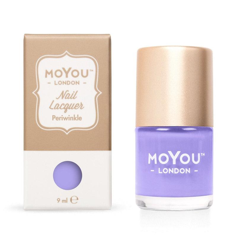 MoYou Nagellak om te Stempelen en Basis Lak Periwinkle 9ml - Beauty Junkies