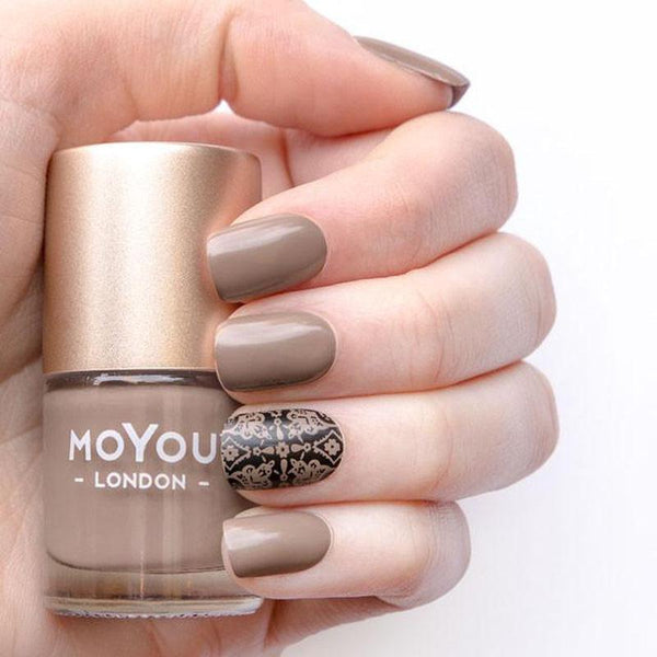 MoYou London - Premium Nagellak voor Stempelen en Basis Kleur - Cappuccino 9ml - Beauty Junkies