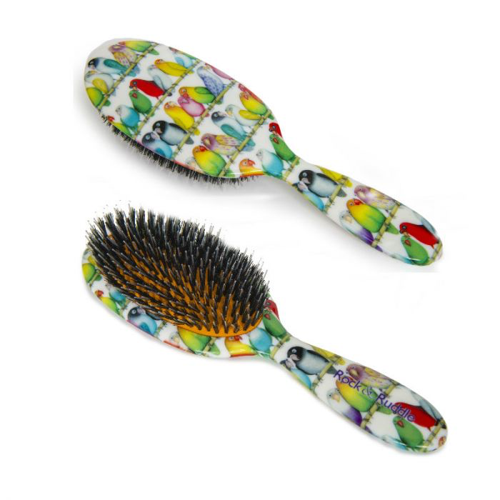 Rock & Ruddle Haarborstel l Love Birds Small - Beauty Junkies