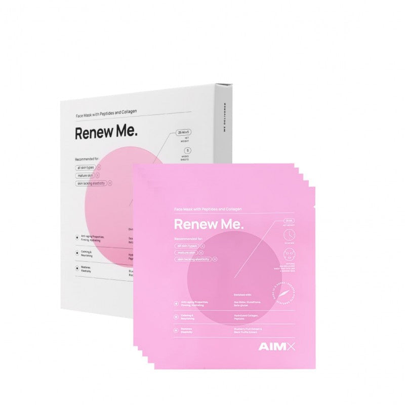 AIMX- Renew Me – Collagen Face Mask - Beauty Junkies