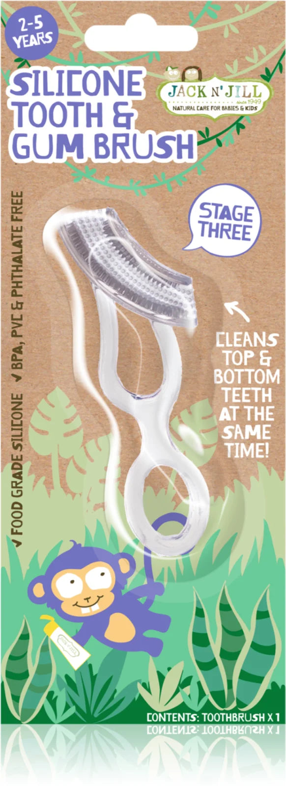 Jack N' Jill  - Silicone Kinder Tandenborstel