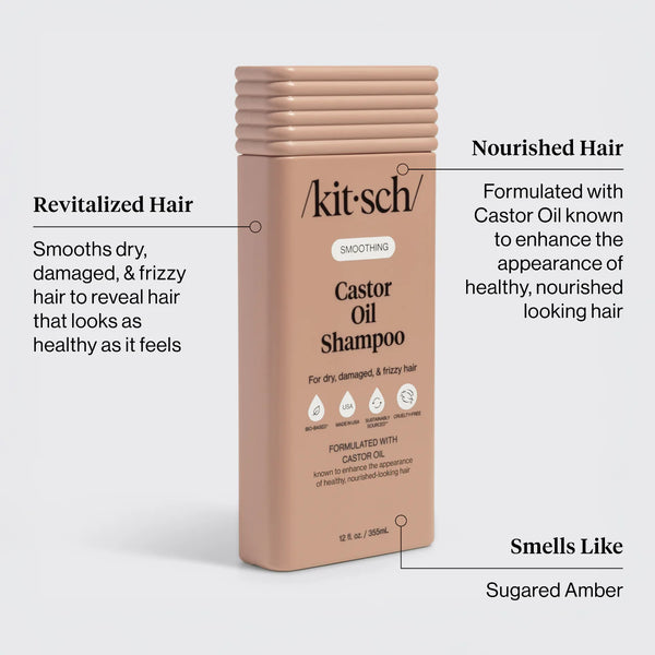 Kitsch - Castor Oil Shampoo – Glad & Gehydrateerd Haar