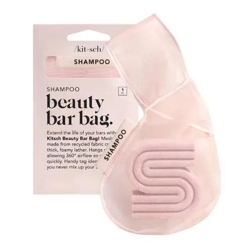 Kitsch - Shampoo Bar Zakje – Blush - Duurzaam Bewaarzakje Zonder Inhoud