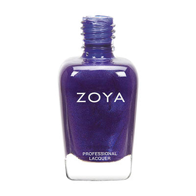 Nagellakflesje Neve  in saffierblauw met metallic finish van Zoya 