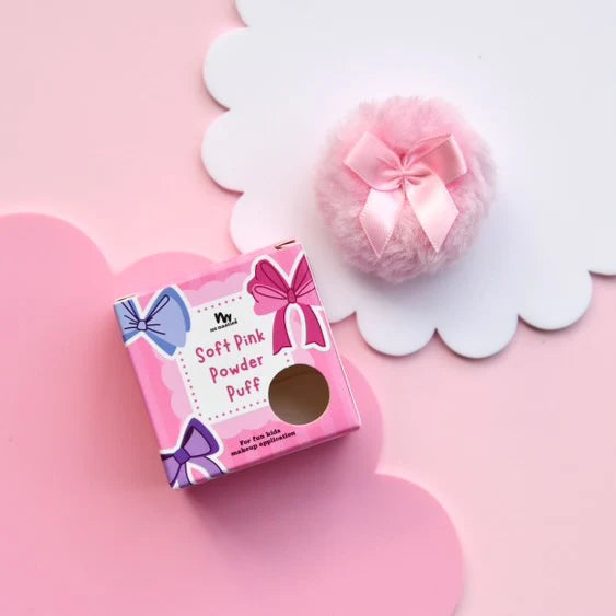 No Nasties Kids Soft Pink Powder Puff – Zachte Make-up Spons voor Kinderen