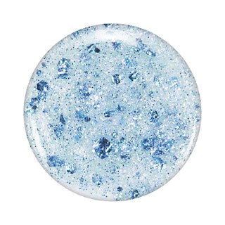 
Zoya Saldana kleurweergave – transparante basis met blauwe en roze glitters