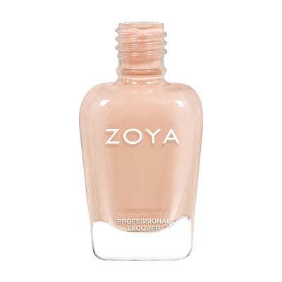 Nagellakflesje van Zoya Tatum – medium lichte nude tint met neutrale ondertoon