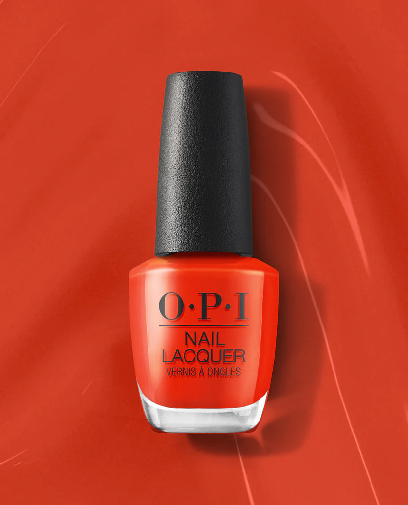 OPI Nail Lacquer - Totally Red-ical – Oranje-Rode Statement Nagellak