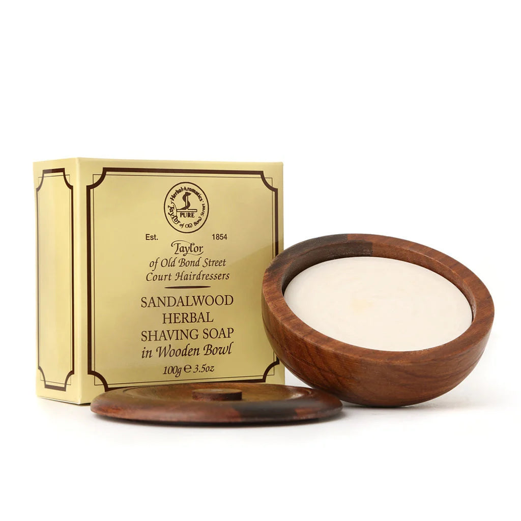 Taylor of Old Bond Street -  Wooden Bowl 100g Sandalwood