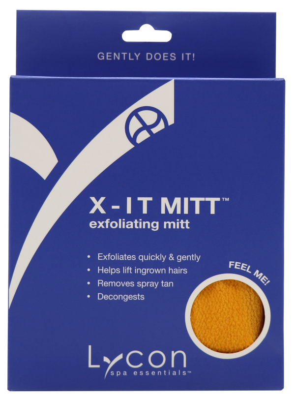 Lycon - X-IT mitt - Scrub glove (per piece) - Against ingrown hairs