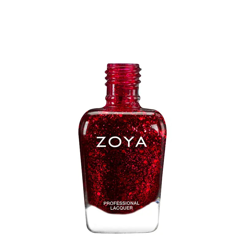 Zoya - Love – Rode Glitter Nagellak - Vegan