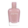Zoya Caresse is een ijzige lichtroze nagellak met mauvetint en zilveren shimmer. Vegan, 10-Free en dekkend in 2 lagen. Elegant en koel van toon.