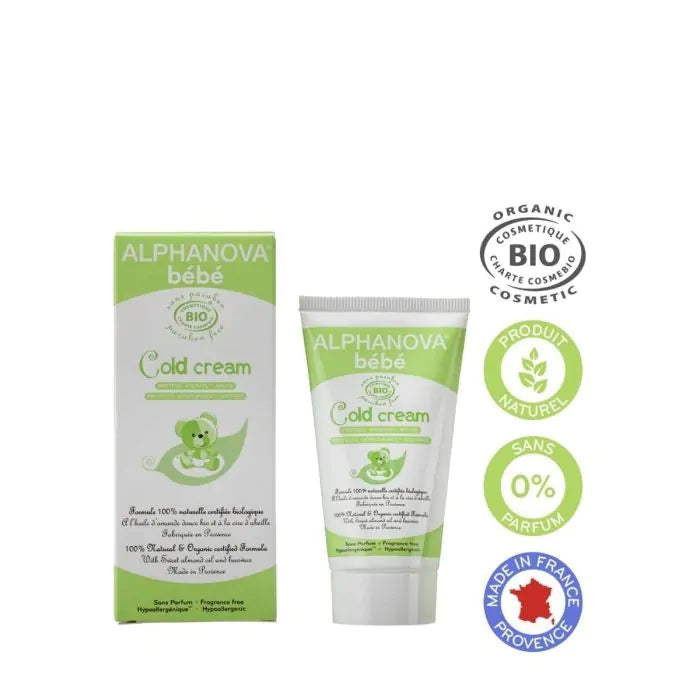 Alphanova - Organic Cold Cream 50G - Beauty Junkies