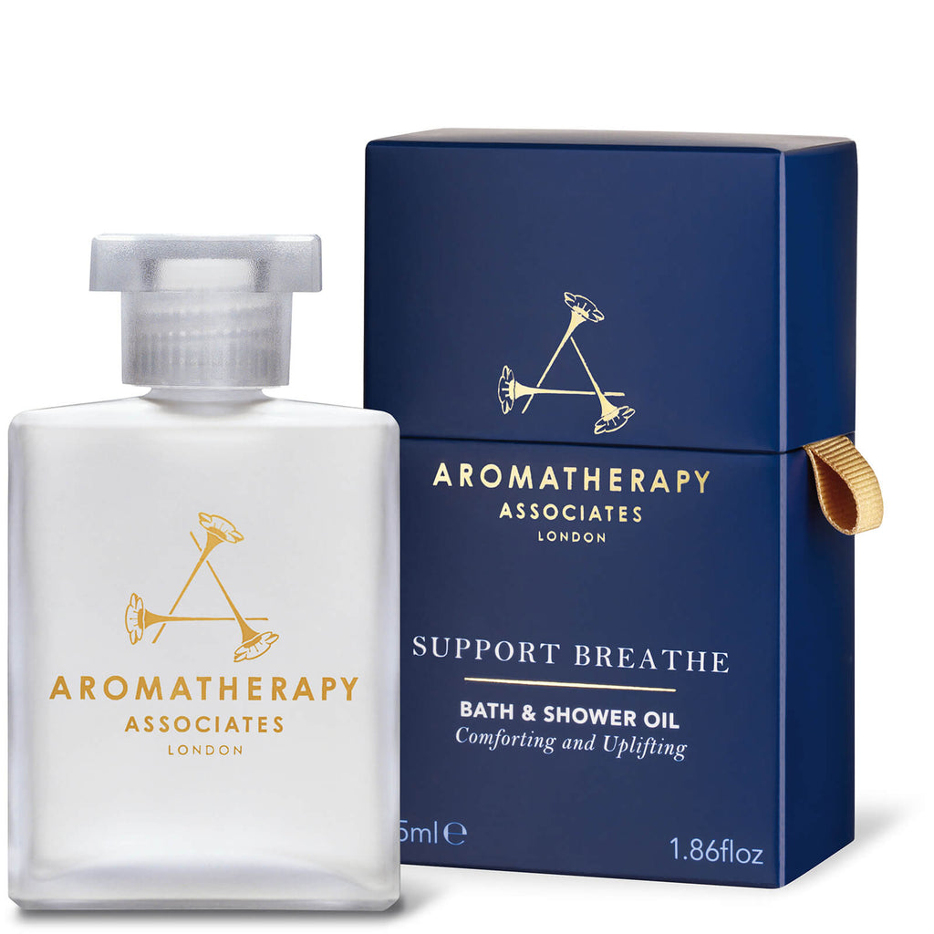 Aromatherapy Associates - Support Breathe Bath & Shower Oil - Hulp bij verkoudheid - Hooikoorts - Griep - Beauty Junkies