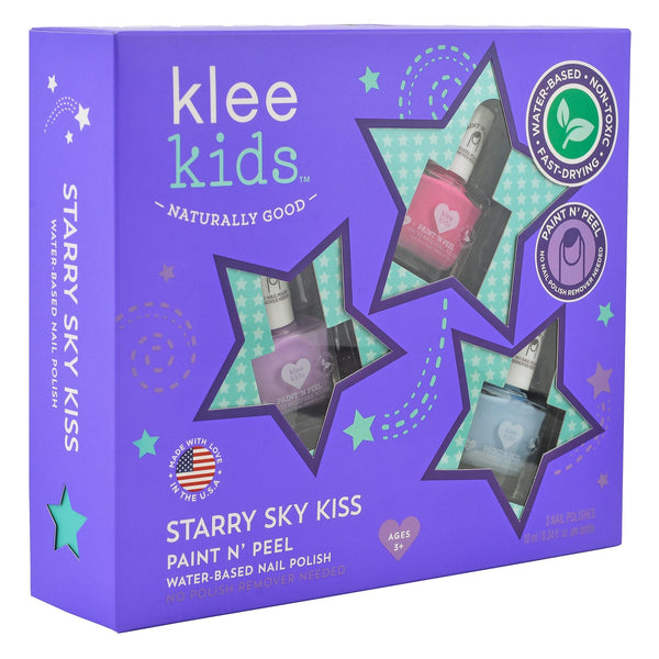 Klee Kids - Starry Sky Kiss - Veilige Nagellak Set - Beauty Junkies