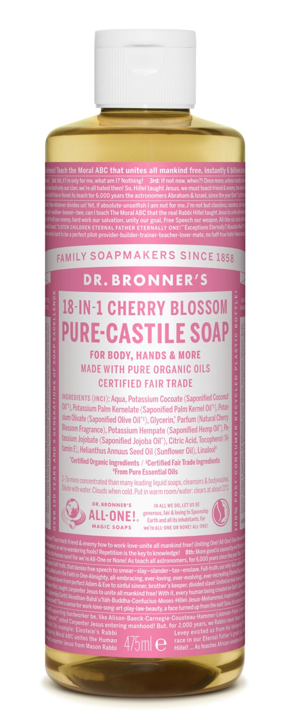 Dr. Bronner's -  Vloeibare Kersenbloesemzeep - Beauty Junkies