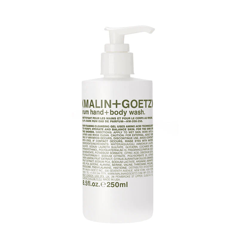 Malin+Goetz Rum -  Hand+Body Wash - Beauty Junkies