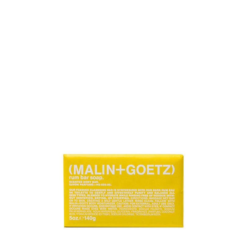 Malin + Goetz - Rum Bar Soap - Beauty Junkies Store