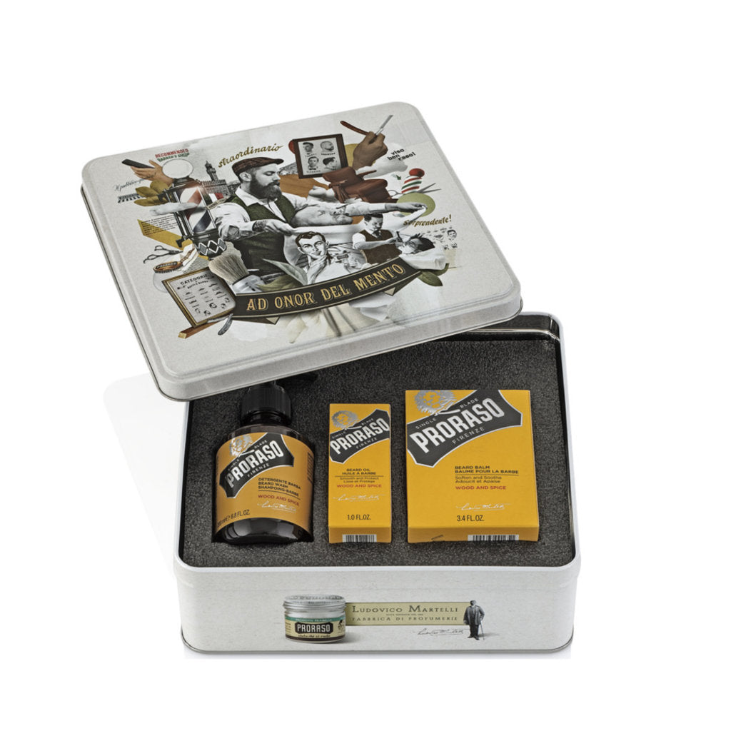 Proraso - Baard kit Wood & Spice (Set van 3) - Beauty Junkies