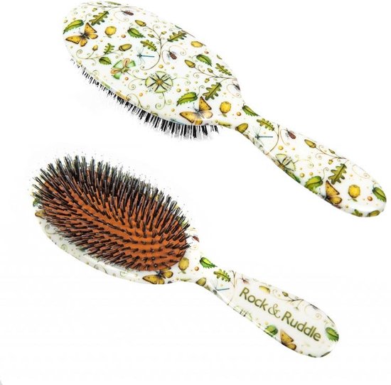 Rock & Ruddle - Haarborstel - Vlinders & Natuur - Beauty Junkies