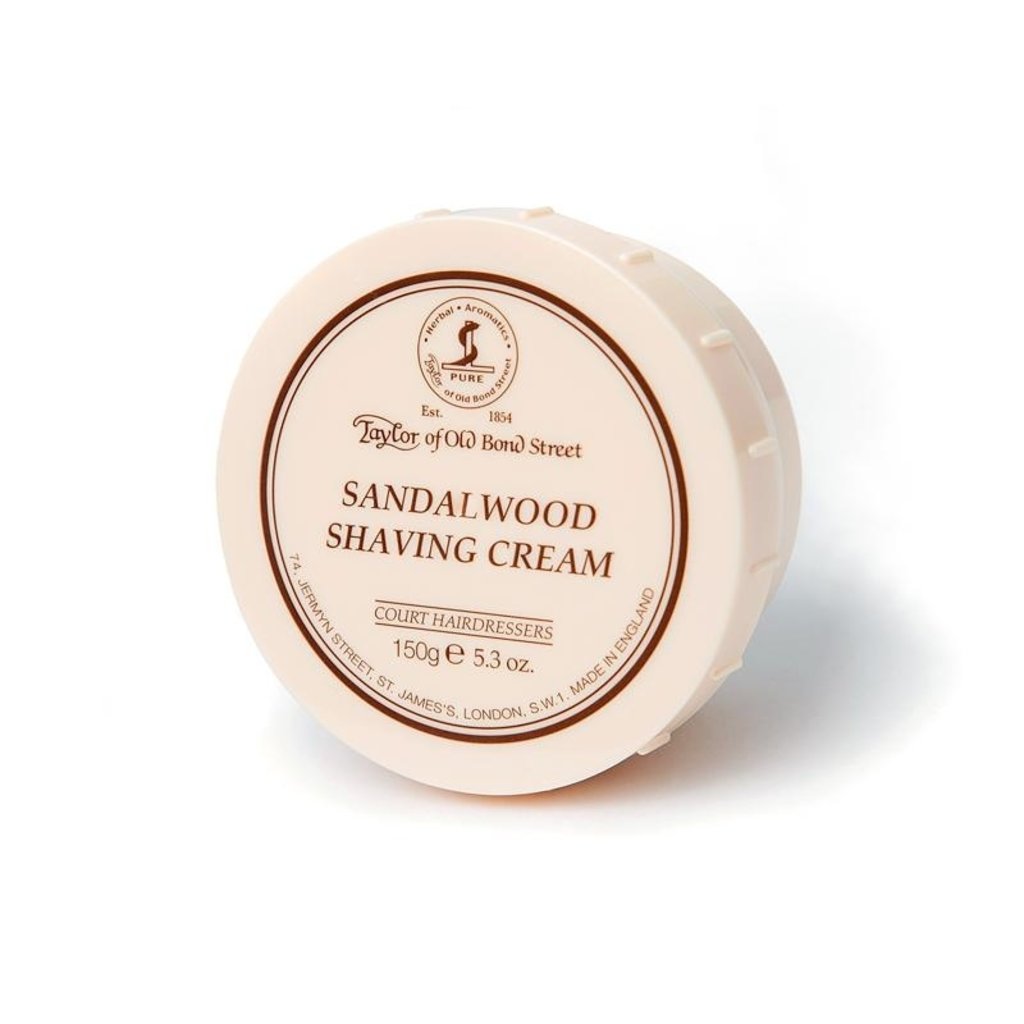 Taylor of Old Bond Street - Scheercrème Sandalwood - Beauty Junkies