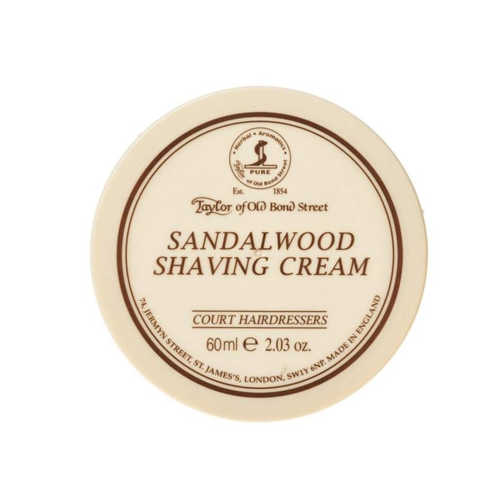 Taylor of Old Bond Street - Scheercrème Sandalwood - Beauty Junkies