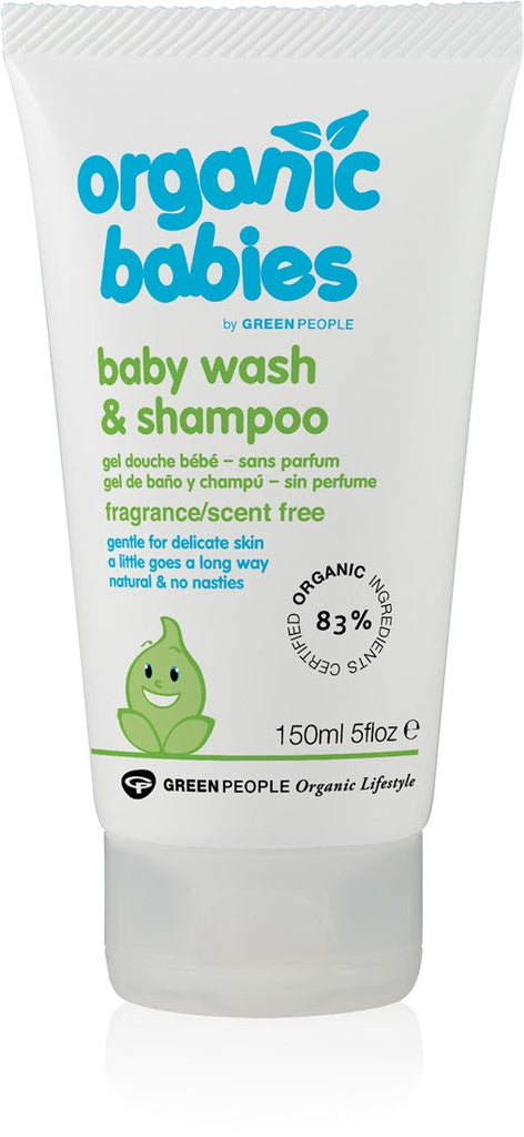 Green People - Organic Babies -  Baby Wash & Shampoo Parfumvrij - Beauty Junkies