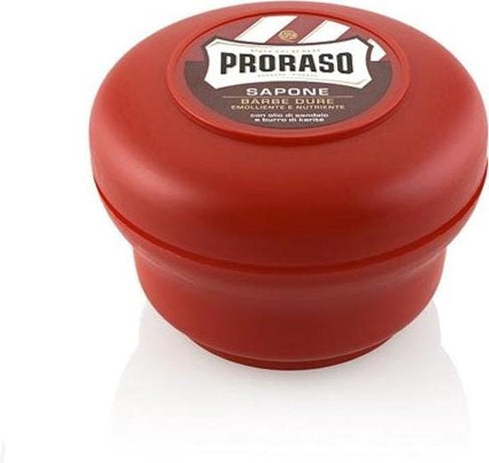 Proraso - Sandelwood Scheerzeep Rood - Beauty Junkies