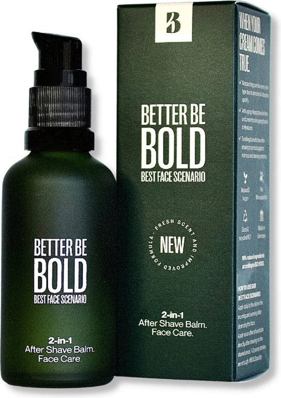 Better Be Bold - 2 in 1 after shave balm en gezichtscrème - Beauty Junkies
