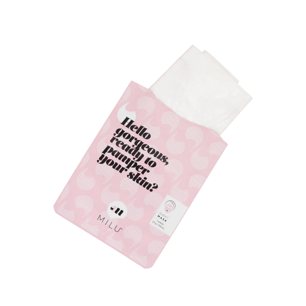 Milu - Moisturizing Sheet Mask -  Hydraterend Masker (1 stuk) - Beauty Junkies