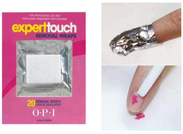OPI - Expert Touch Removal Wraps - Voor verwijderen van GelColor of glitternagellak - Beauty Junkies
