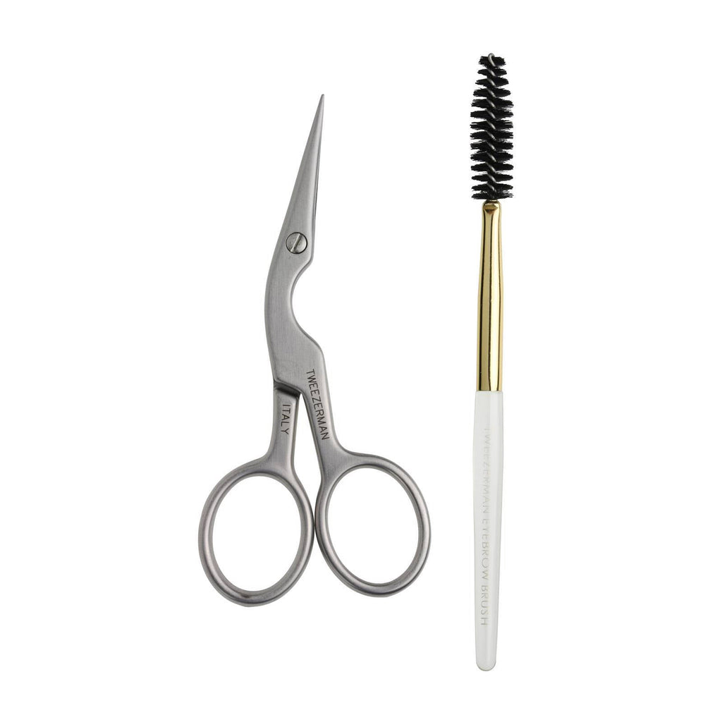 Tweezerman - Wenkbrauwschaar & Borstel - Beauty Junkies