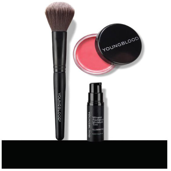 Youngblood - Cheek Essentials Kit -  alle tools die je nodig hebet  voor een frisse en stralende look - Beauty Junkies